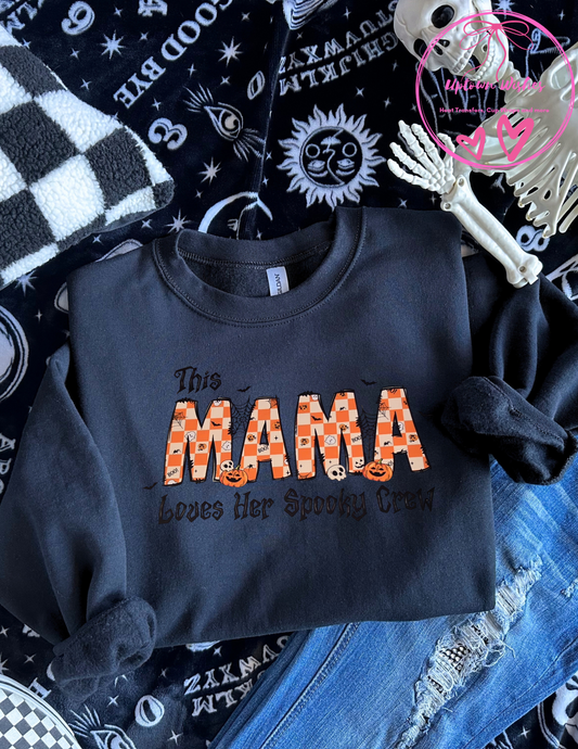 This Mama Loves Her Spooky Crew Heat Transfer