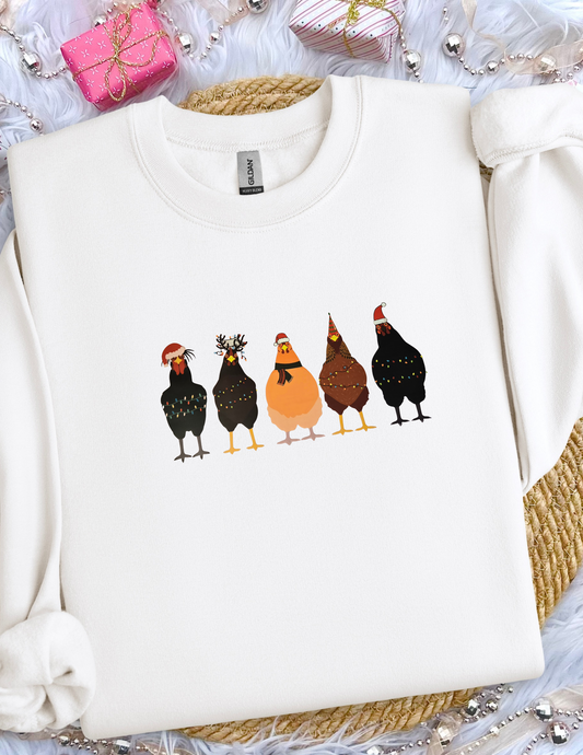 Christmas Chickens Heat Transfer