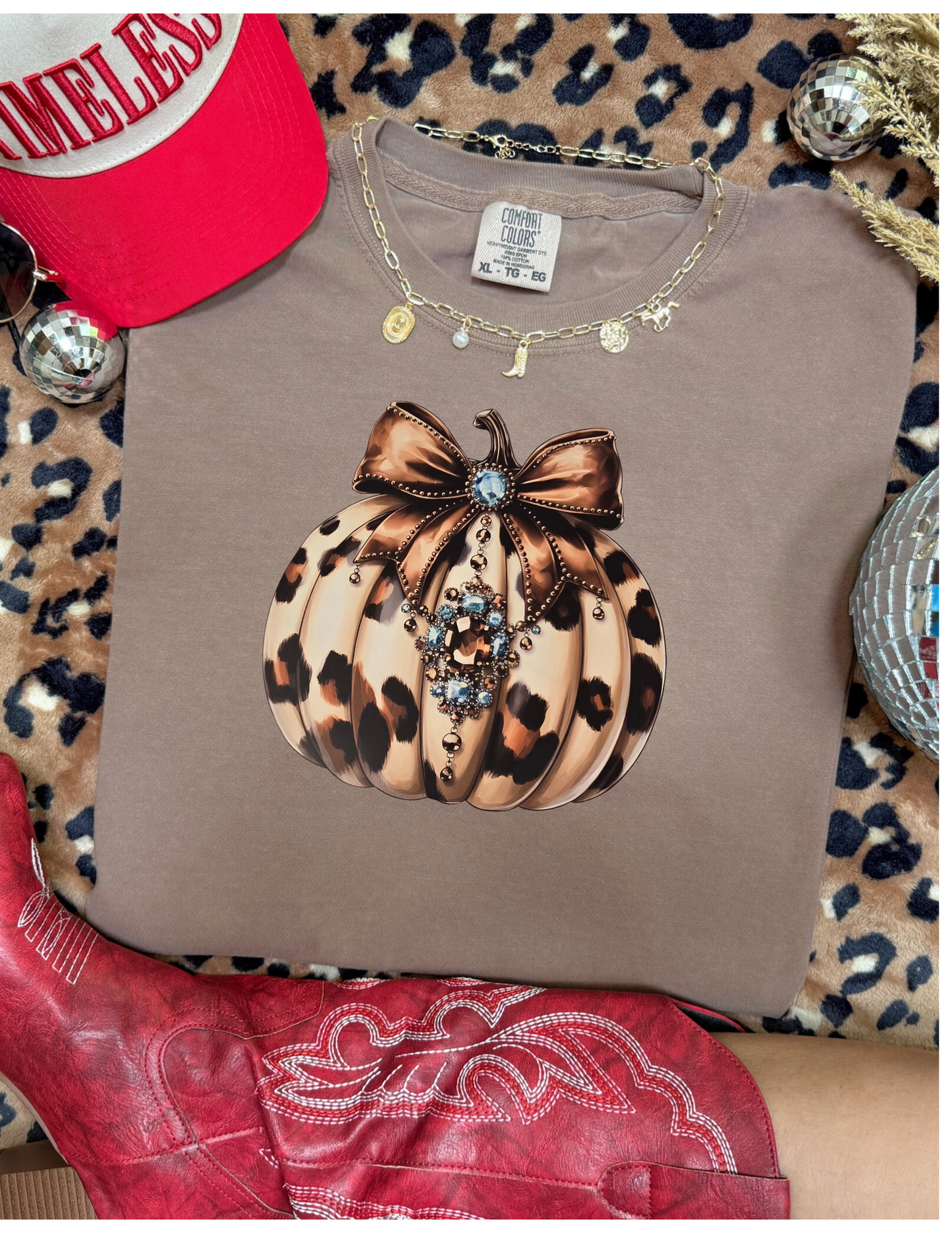 Leopard Pumpkin Heat Transfer