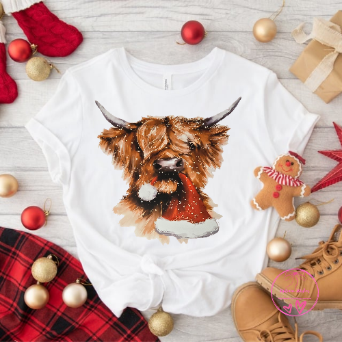 Christmas Cow Heat Transfer