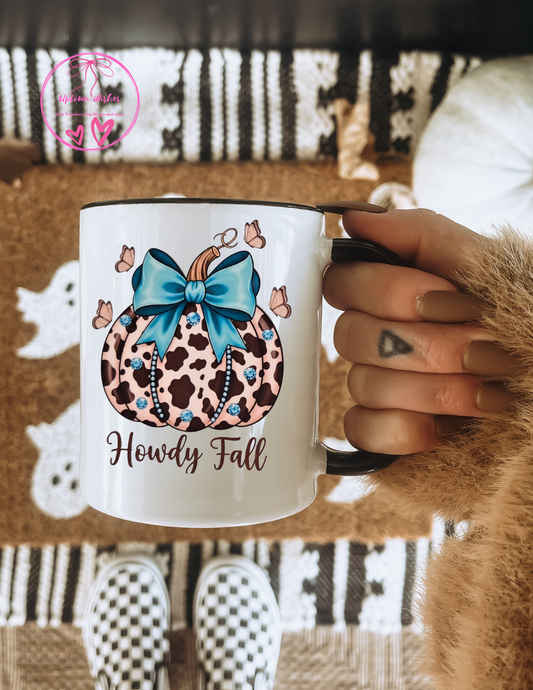 Howdy Fall 16oz Mug Wrap